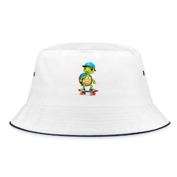 Héros du skateboard tortue - Bob - blanc/marine - Devant