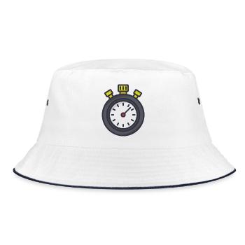 Chronomètre - Bob - blanc/marine - Devant