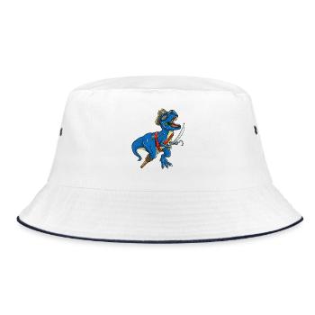 T-shirt Pirate T-Rex Guerrier Aventure Épique de Dinosaures - Bob - blanc/marine - Devant