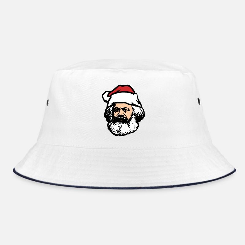 Karl Marx Weihnachtsmann | Silhouette – klassisch Bucket Hat