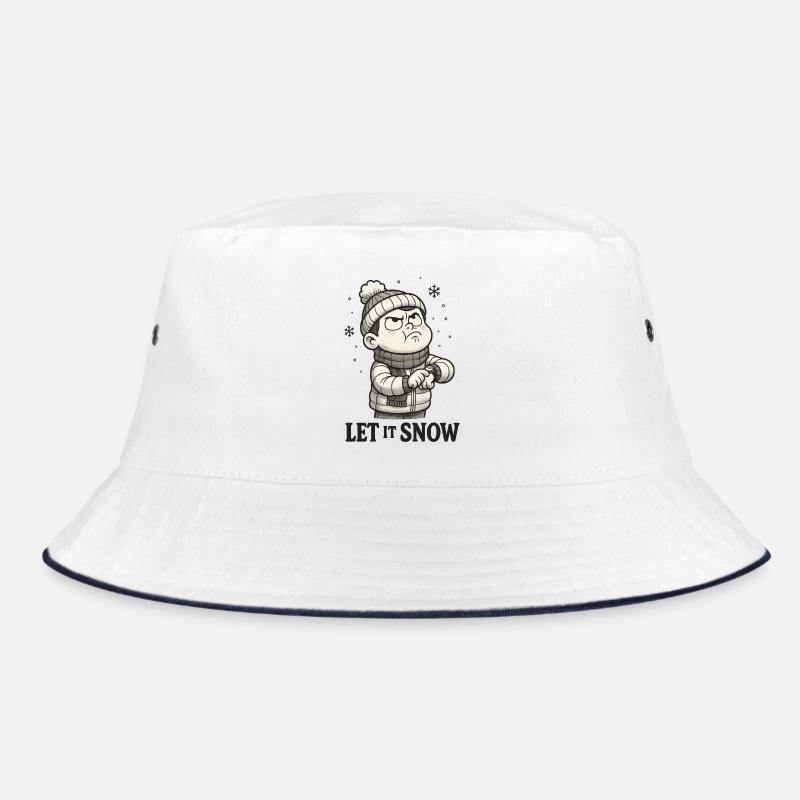 Let It Snow Irony Bucket Hat