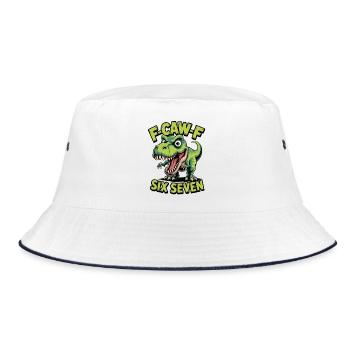 FCAWF Dino Six Seven Tee - Bob - blanc/marine - Devant