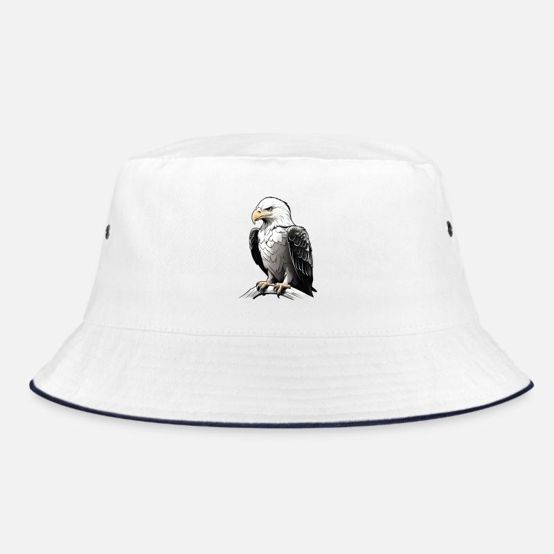 Eagle Portrait Powerful Bucket Hat