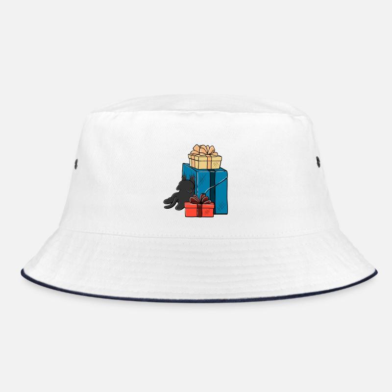 Cadeau chaos chat - Bob - blanc/marine