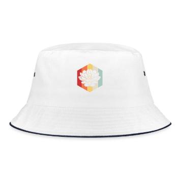Cactus Plant Cacti - Bucket Hat - white/navy - Front