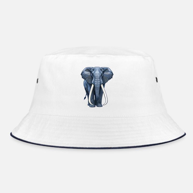 Éléphant bleu géométrique Bob