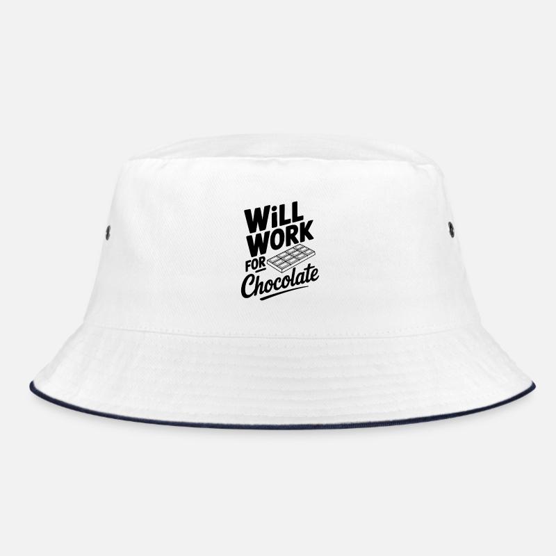 Will Work for Chocolate Bucket Hat