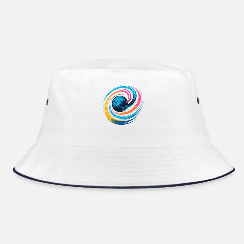 Balle néon de handball, lancer tourbillon coloré, dynamique Bob