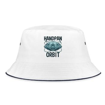 Handpan Orbit - Bucket Hat - white/navy - Front