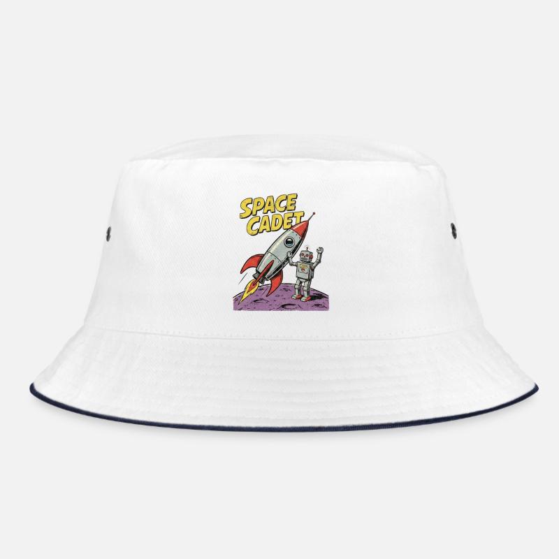 Space Cadet Robot Adventure Bucket Hat