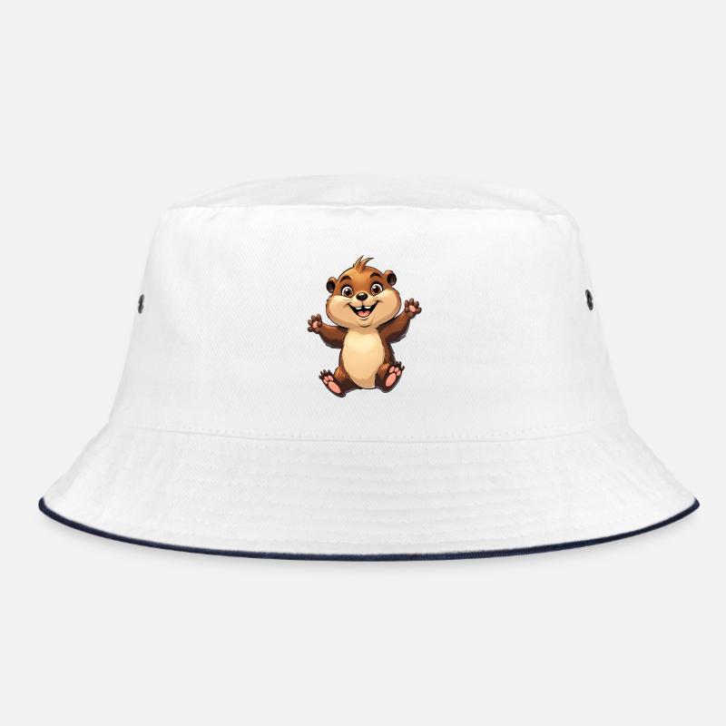 Fröhliches Eichhörnchen Design Bucket Hat
