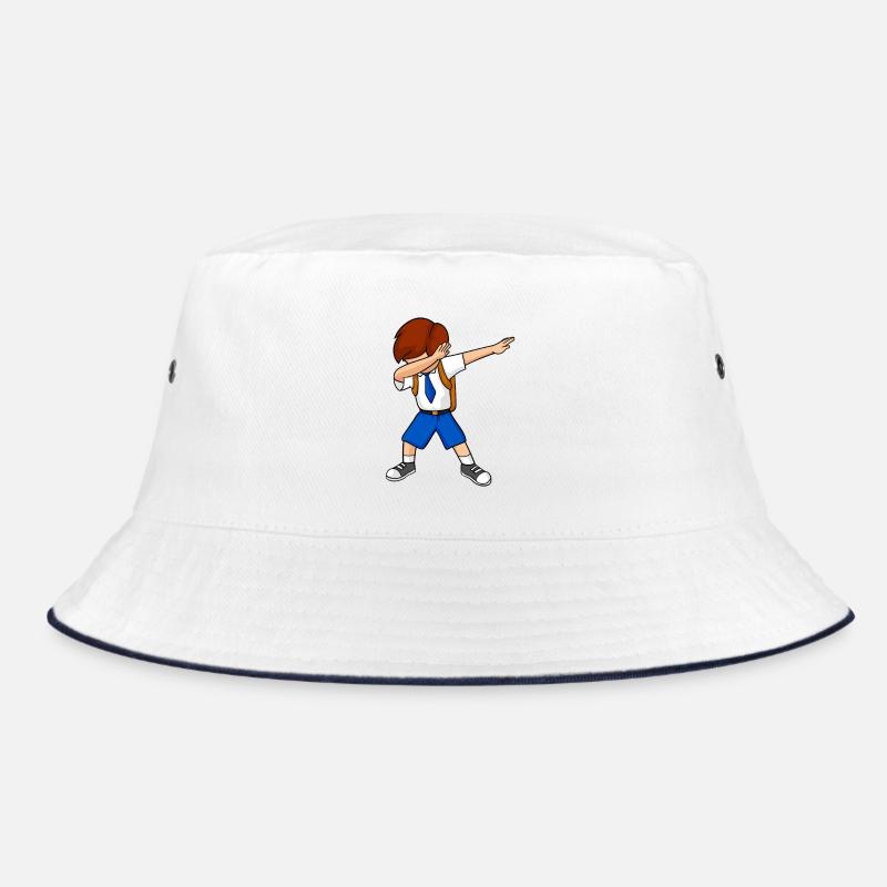Dabbing School Kid Uniform Funny Back To School Bucket Hat
