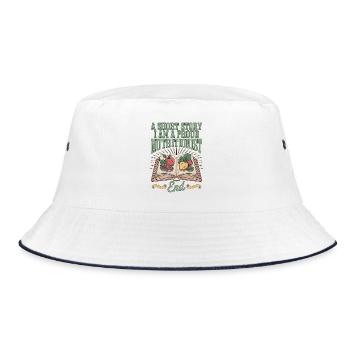 Nutritionist A Short Story I Am Nutritional Coach - Bucket Hat - white/navy - Front
