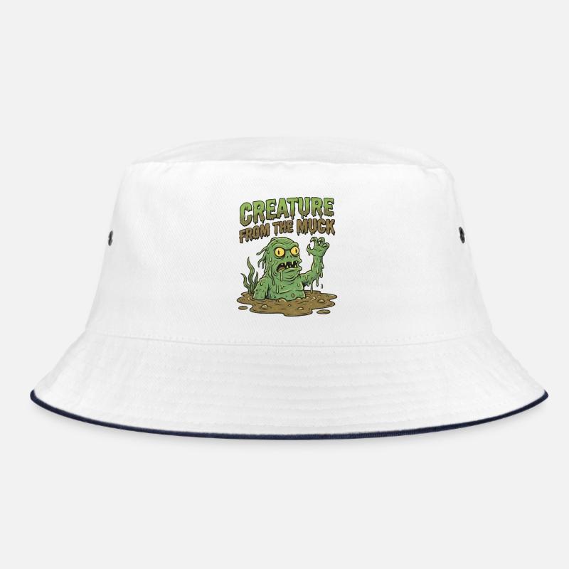 Creature from the Muck – Retro Comic Sumpfmonster  Bucket Hat