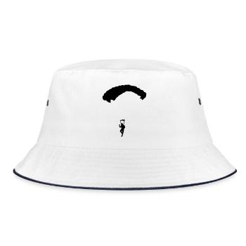 parachute - Bucket Hat - white/navy - Front