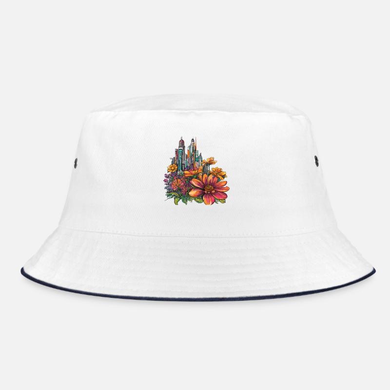 Blooming Skyline Color Explosion Bucket Hat