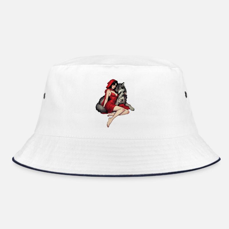 Rotkäppchen mit dem bösen Wolf Bucket Hat