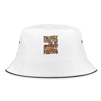 Awkward Family Family Home Evening - Bucket Hat - white/navy - Front