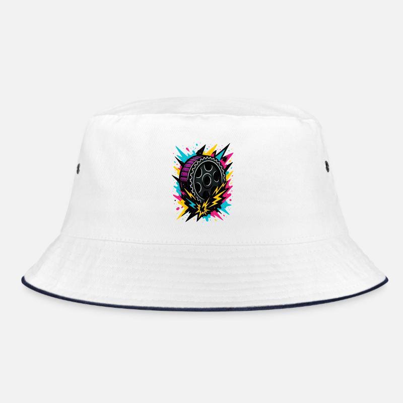 Neon Drift Rad, Tuning Gewitter, Racing Bucket Hat