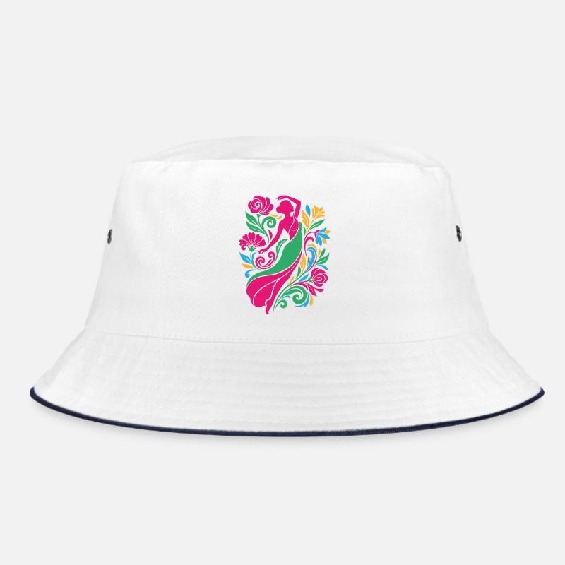 Blumentanz in Farbe Bucket Hat