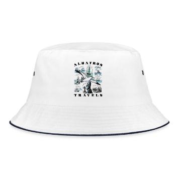 Albatros Reisen - Bucket Hat - Weiß/Navy - Vorne