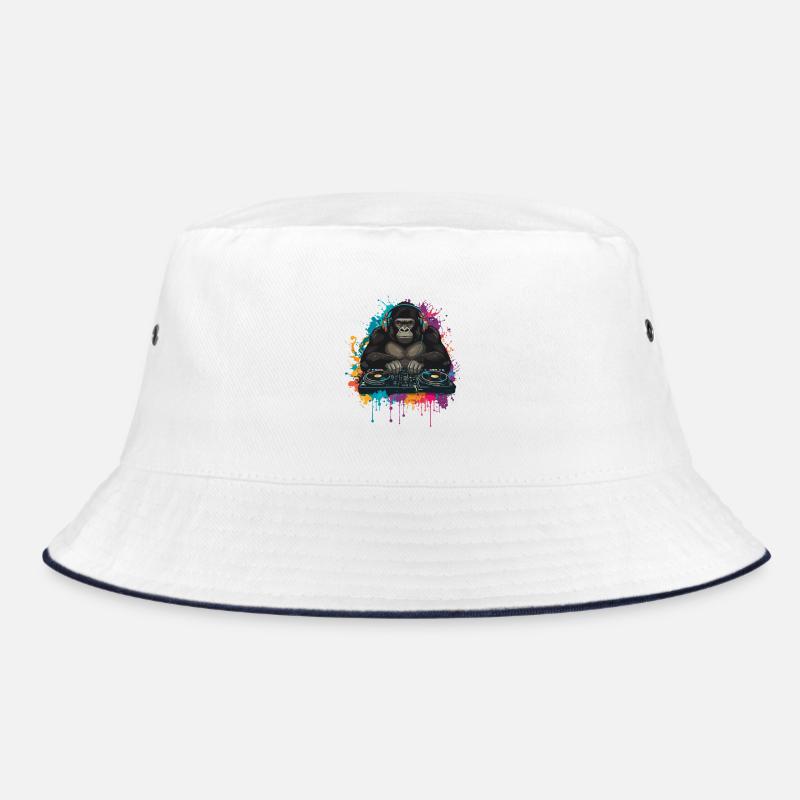 Gorilla DJ am Mischpult Bucket Hat