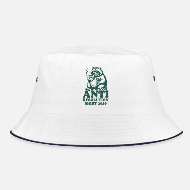 Raccoon | Anti Good Resolutions 2026 Bucket Hat