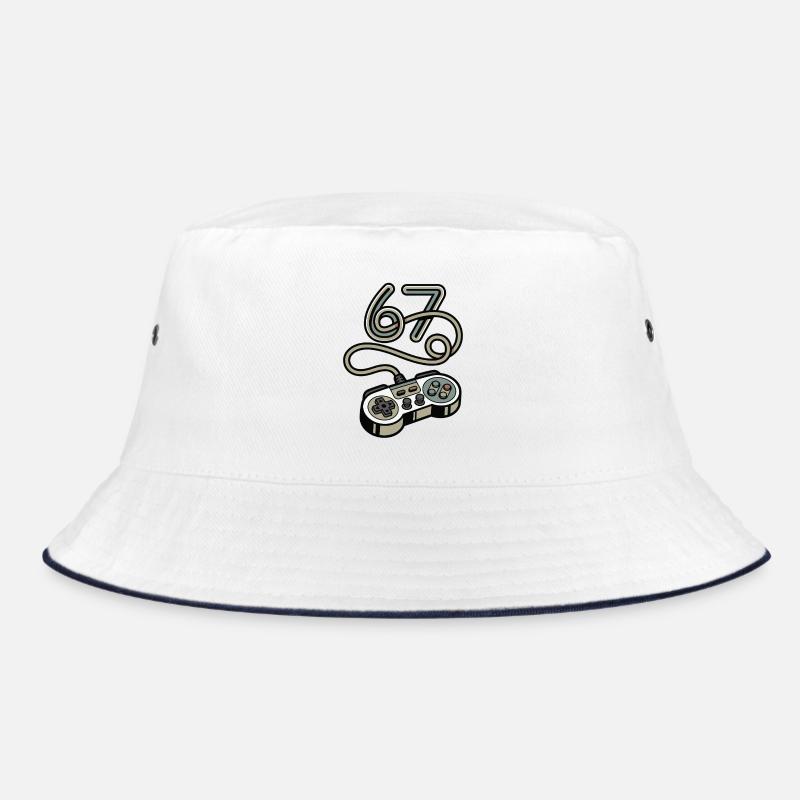 Retro Neon Controller Art 67 Bucket Hat