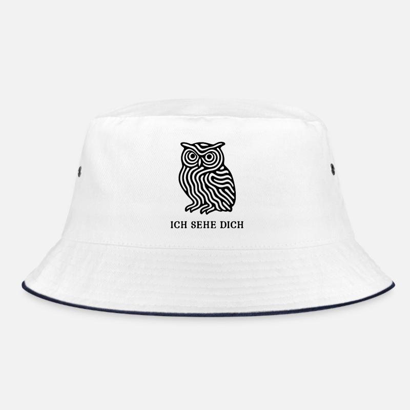 Eule „Ich sehe dich“ – Mystisches Design Bucket Hat