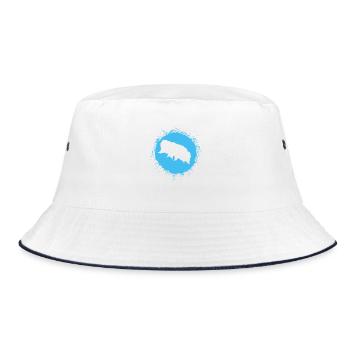 Tardigrade - Bucket Hat - white/navy - Front