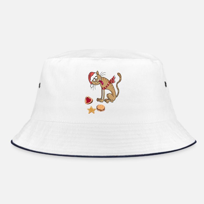 Chat de Noël avec chapeau et écharpe Bob