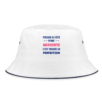 Assistant - Bucket Hat - white/navy - Front
