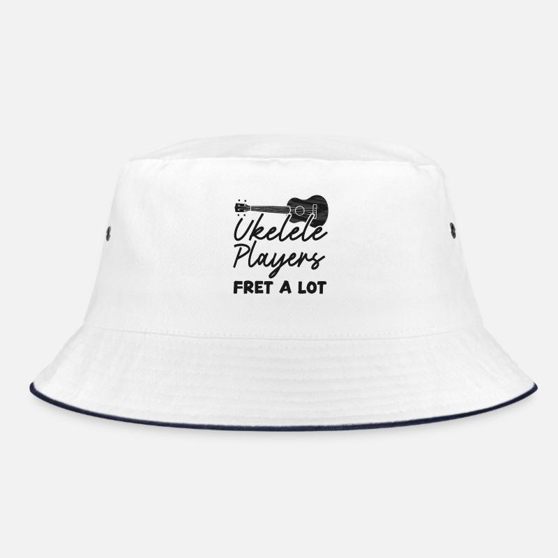 Hawaiian Ukulele Uke Ukulele Bucket Hat
