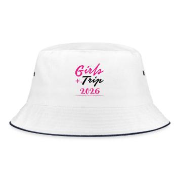 Girls' Trip 2026 Girls' Trip Girls' Tour Girls' Trip - Bucket Hat - white/navy - Front