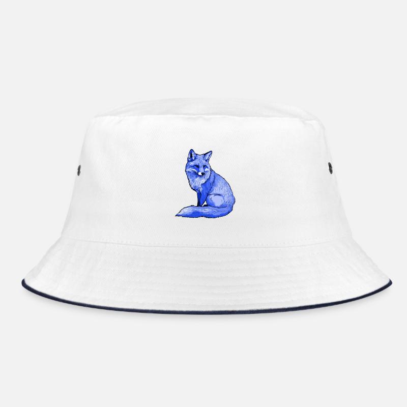 Fox Arctic Fox Bucket Hat