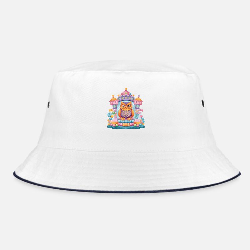 Sugar King Owl Throne Bucket Hat