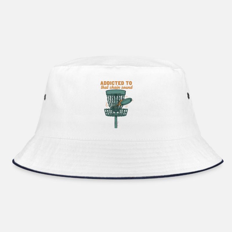 Addicted To That Chain Sound Disc Golf Basket Bucket Hat