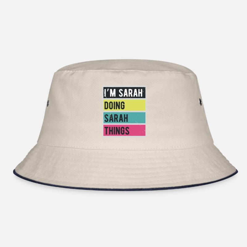 I’m Sarah Doing Sarah Things Retro Bucket Hat