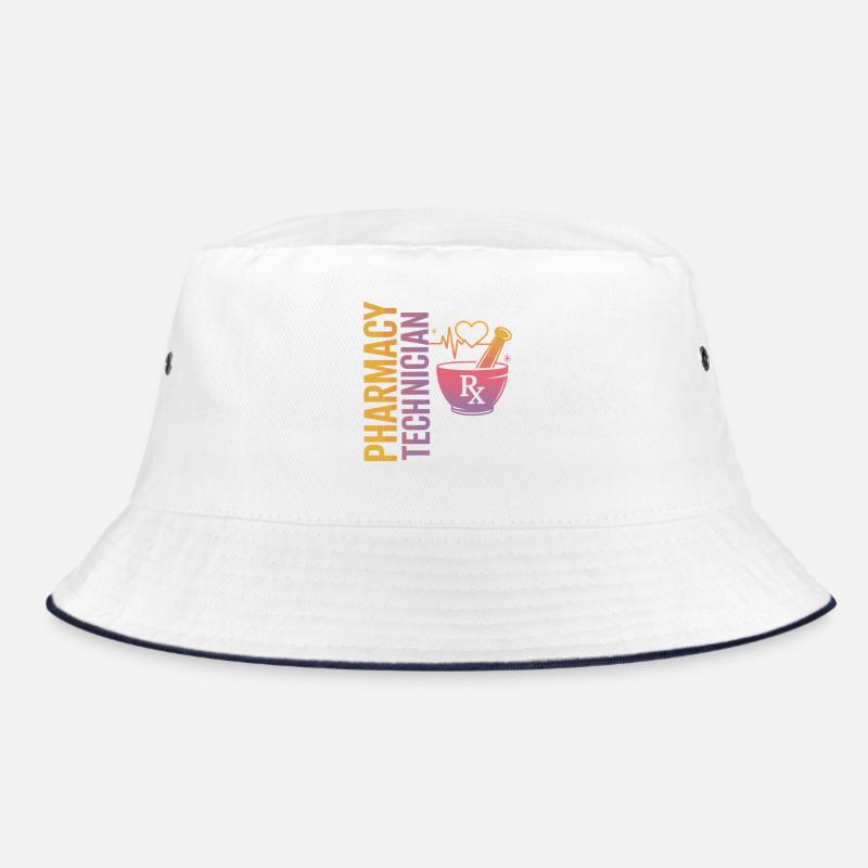 Pharmacy technician illustration Bucket Hat
