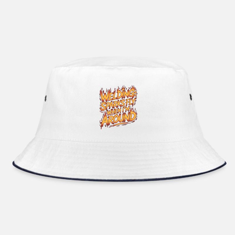 Welder Welding Sparks Fly When I'm Metalwork Bucket Hat