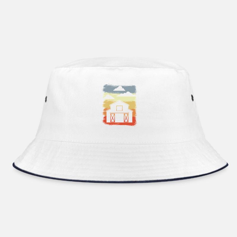 Retro Scheune Bucket Hat
