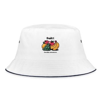Vivid Fruit Medley - Bucket Hat - white/navy - Front