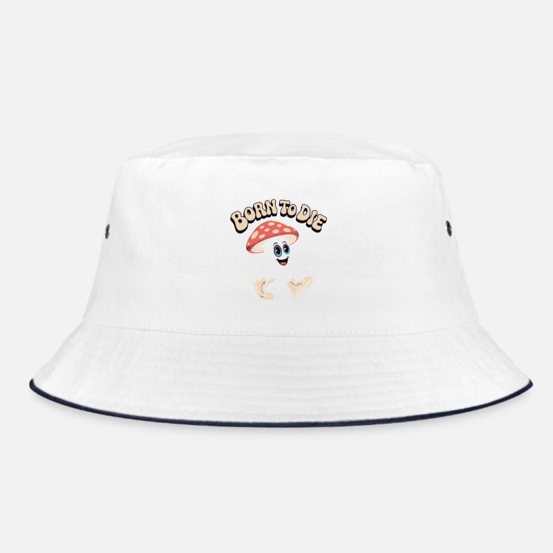 Born to Die Mushroom Meme Bucket Hat