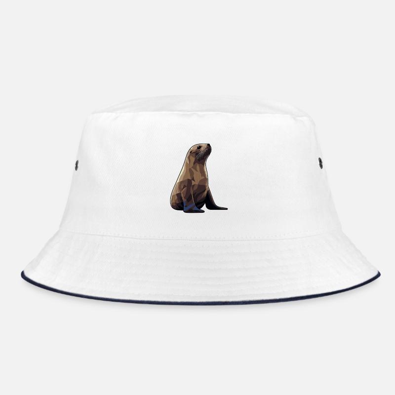 Seehund Tier Seelöwe Bucket Hat