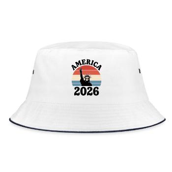 Paix de la Statue de la Liberté 2026 - Bob - blanc/marine - Devant