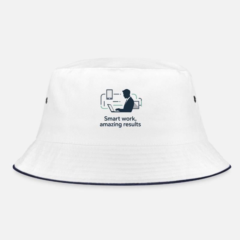 Smart Work Tech Silhouette Bucket Hat