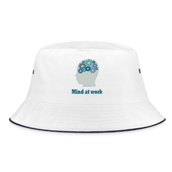 The Mind at Work - Creative Minds Edition - Bucket Hat - white/navy - Front