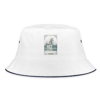 Bäckahäst Mythological Creatures - Bucket Hat - white/navy - Front