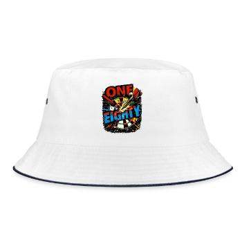 Dart One Eighty - Bucket Hat - white/navy - Front