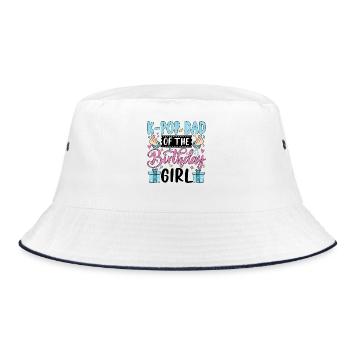 K-Pop Papa de la Fille d’Anniversaire - Bob - blanc/marine - Devant